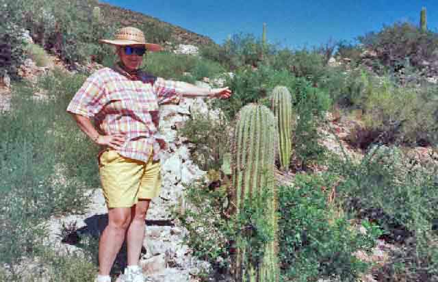 She's very pround of this one!  There's no direct connection between this picture of Candace and the 500 million year fossil shown above.